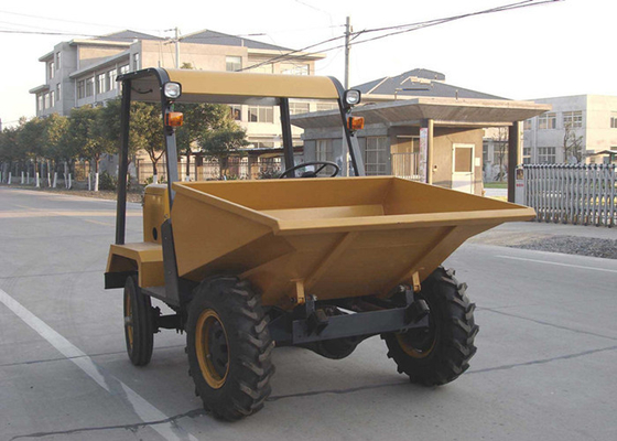 China 1,5 toneladas da roda 2WD seguiram o aluguer do carrinho de mão, carrinho de mão de quatro rodas concreto hidráulico fornecedor