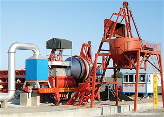 China CE quente da capacidade do funil do alimentador da planta de mistura 1000kgs do asfalto do queimador de óleo 63.5KW/GV/ISO9001 fornecedor