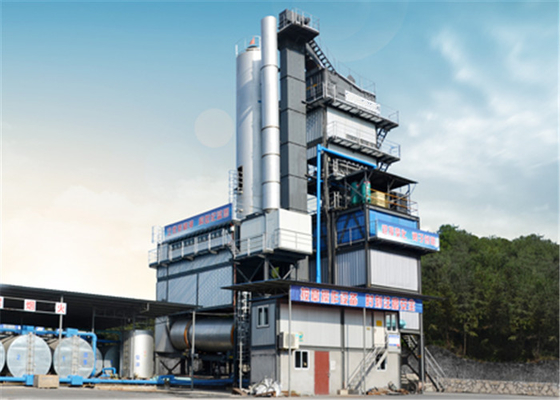 China 436KW Electric Power asfaltam a planta de mistura com o escaninho de armazenamento terminado 200tons fornecedor