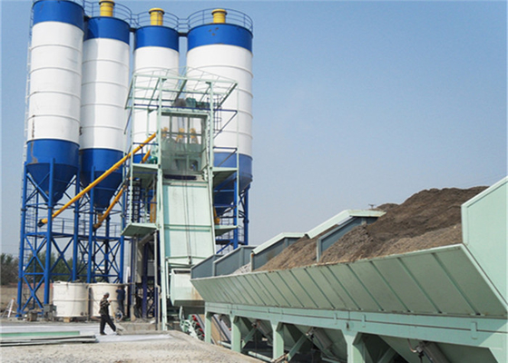 China 100 CBM pela máquina do misturador concreto da hora 100 toneladas de silo de cimento fornecedor