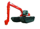 Máquina escavadora pesada do equipamento, 32 máquina escavadora anfíbia hidráulica da draga da cubeta de CBM da tonelada 0,8 fornecedor