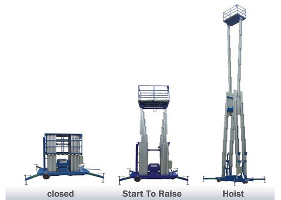 6M - o elevador hidráulico do crescimento de 12M, a plataforma aérea móvel 200KG avaliou a capacidade fornecedor